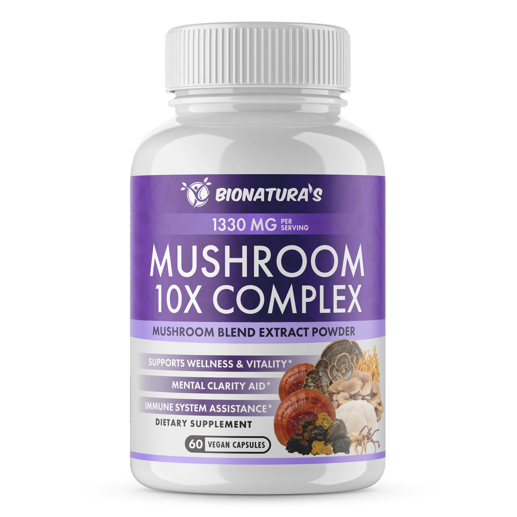 Mushroom Complex 10X 60 Vegan Capsules